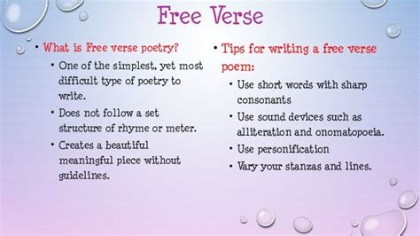 Free verse | Free verse poems, Free verse poetry, Free verse