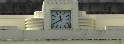 Art Deco Building Clock Free Stock Photo - Public Domain Pictures