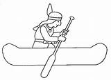 Canoe Coloring Getcolorings Pages Printable Boat Small Print sketch template