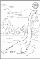 Brachiosaurus Coloring Page sketch template