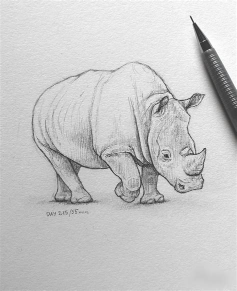 Wild Animals Pencil Drawing Images Drawing Animals Pe - vrogue.co