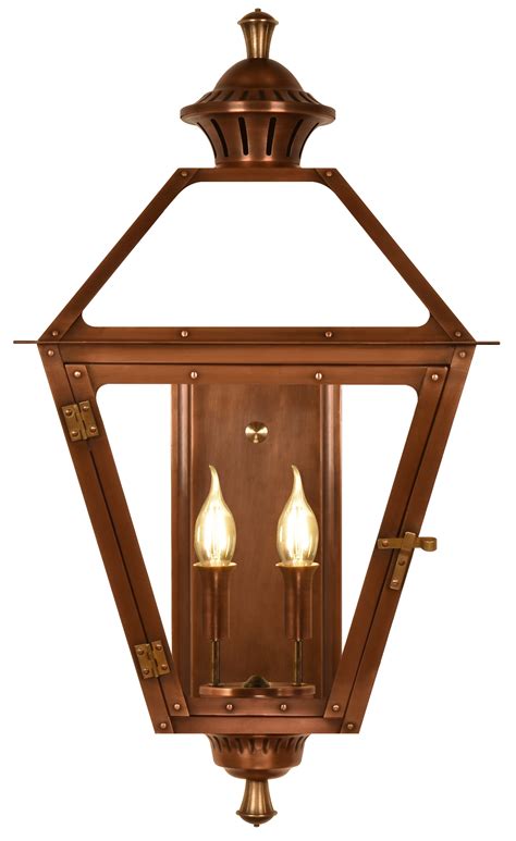 BM-AM Lantern Biltmore Amherst Gas or Electric Copper LanternBiltmore by The Coppersmith