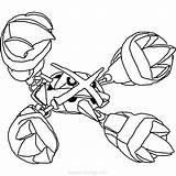 Mega Pokemon Metagross Coloring Pages Sketch Coloring Page sketch template