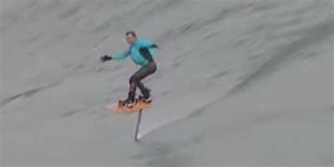 Laird Hamilton Foil Boards Above Huge Surf, Takes Our Breath Away | HuffPost