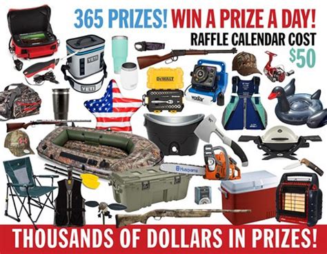 Fundraising Prize Calendar | Walker Area Community Center