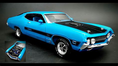 1970 Ford Torino Cobra Jet 429 1/25 Scale Model Kit Build How To ...