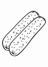 Coloring Page sausage  Free Printables Img 10104 sketch template