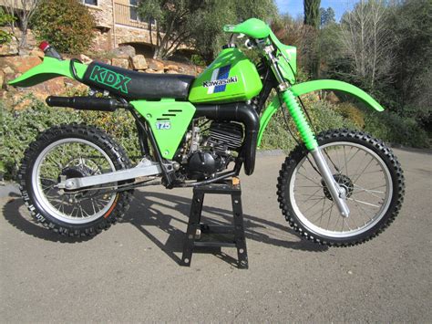 80 KAWASAKI KDX175 ENDURO DUEL SPORT DIRT BIKE MOTORCYCLE AHRMA BEAUTY! LOW MILE