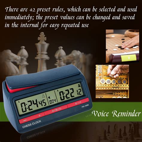 Brand Chess Clocks Electronic Alarm stop timer Por... – Grandado