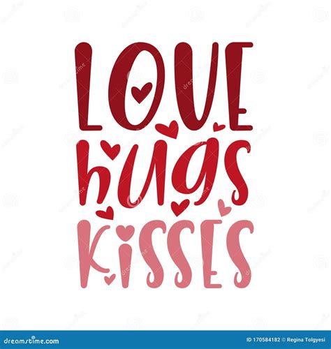 Hugs And Kisses. Coloring Page. Vector Illustration. | CartoonDealer ...