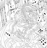 304 Alice In Wonderland Coloring Book – Kayliebooks sketch template
