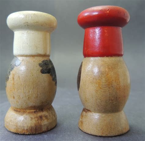 Handmade Wooden Salt and Pepper Shakers | Collectors Weekly