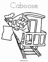 Caboose Coloring Pages For Kids Coloring sketch template