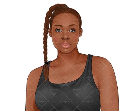 Black Woman Clipart Bundle Workout Clipart Fitness Clipart - Etsy