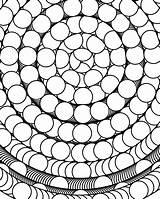 Spiralling Tunnel  Coloring Pages Generator sketch template