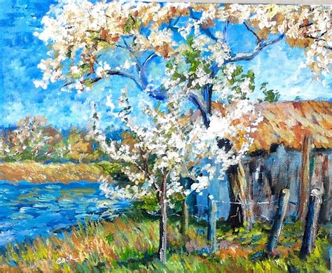 How to paint a Spring Landscape like the Impressionists by Ginger Cook | Spring landscape ...