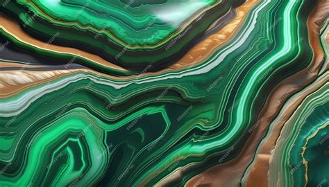 Premium AI Image | Abstract malachite background with stone texture realistic malachite surface