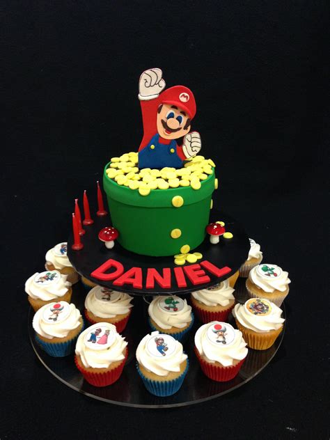 Mario Cupcake Cake Giant Cupcake Cake Done In Mario B - vrogue.co