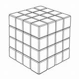 Rubiks Pages Rubika Kostka Rubik Kolorowanki Cubo Cubos Dla  sketch template