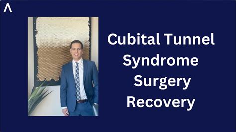 Cubital Tunnel Syndrome Surgery Recovery - YouTube