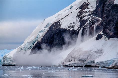 Avalanche in Antarctica Photograph by Andrea Jordan | Pixels