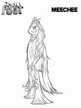 Smallfoot Coloring Pages sketch template