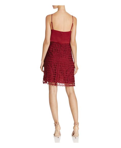 Lucy Paris Brenda Ruffle Dress in Red - Lyst