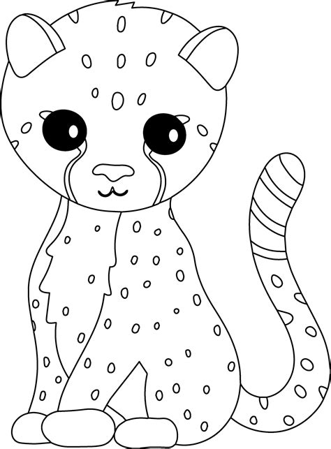 Coloring Pages For Cheetah