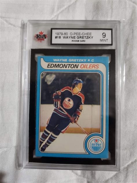 1979-80 O-PEE-CHEE #18 WAYNE GRETZKY ROOKIE CARD (9 MINT)