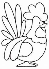 Chicken Coloring Pages  Free Printable For Kids sketch template
