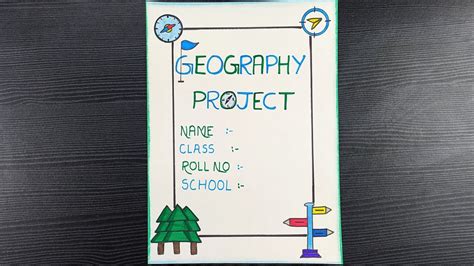 Geography Cover Page Design // Geography Assignment Front Page //Easy ...