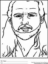 Star Wars Coloring Pages Qui Gon Jinn  Pinterest sketch template