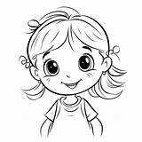 Cute Little Girl Coloring Pages At Tanzaynblog Blog sketch template