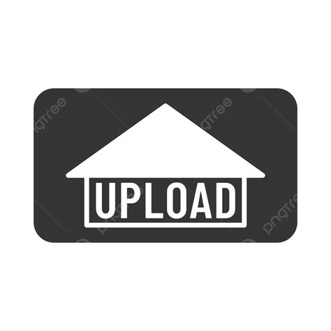 Upload Button Icons Vector Design Images, Upload Button, Uploading ...