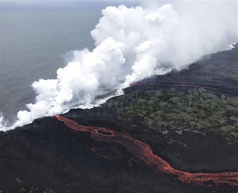 Hawaii volcano generates toxic gas plume called laze