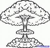 Nuke Explosion Coloring Pages sketch template