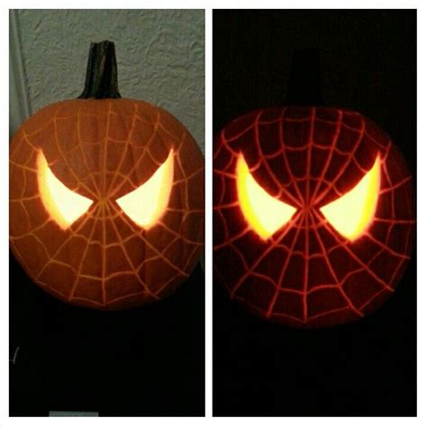 Spider Man Pumpkin Carving Template