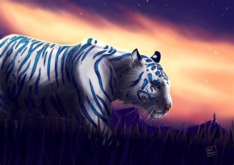 Blue Tiger by Red-Zephyr on DeviantArt