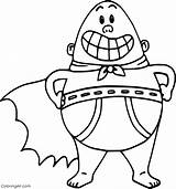 Captain Underpants Coloring Pages 45 Free Printables  ColoringAll sketch template