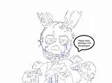 Fnaf Coloring Pages Springtrap At GetColoringscom  Free Printable sketch template