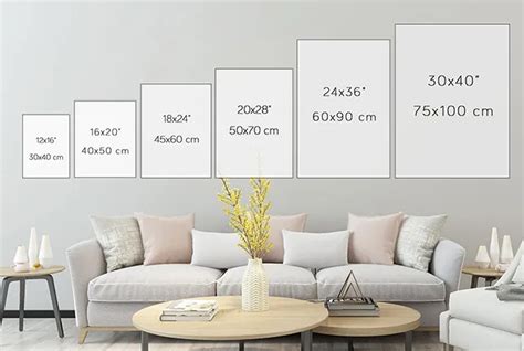 Canvas Wall Art Size Guide - Choose the Best Canvas Size