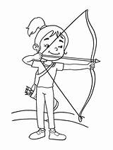 Free Archery Coloring Pages Printable For Kids And Adults sketch template