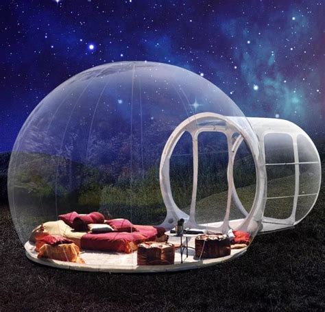 Stargazing Clear Inflatable Bubble Dome Igloo Tent | Bubble tent ...