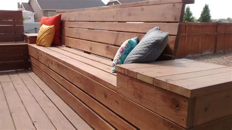 Remodelaholic | How to Build Space-Saving Deck Benches for a Small Deck