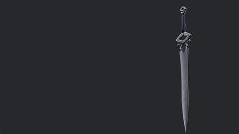 3D model Blue Fantasy Sword VR / AR / low-poly | CGTrader