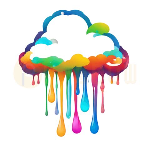 Vibrant and Transparent PNG Image of Colorful Rain Cloud Icon - Photo #15855 - Pngdow - Download ...