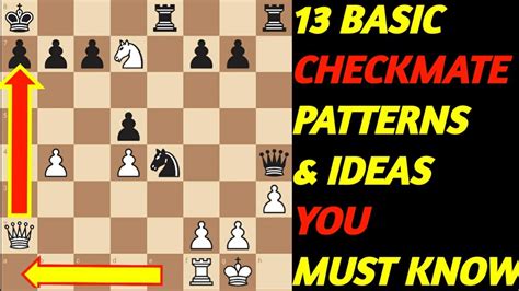 13 Basic Checkmate Patterns & Ideas - YouTube