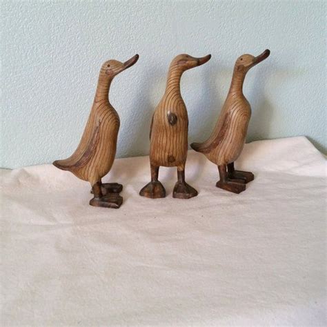 Wood Ducks 3 Standing Duck Figurines | Etsy | Wood ducks, Unique items products, Figurines