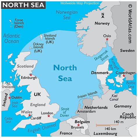 North Sea - WorldAtlas