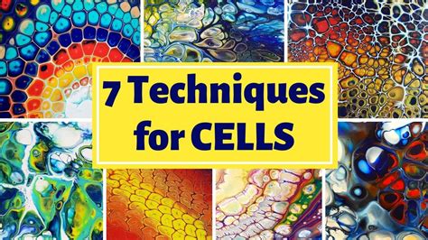 Acrylic Pour Cells Compilation - My TOP 7 Favorite Techniques for AWESOM... | Pouring painting ...